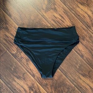 Knix Sculpt High Rise High Cut Swim Bottom Black XL